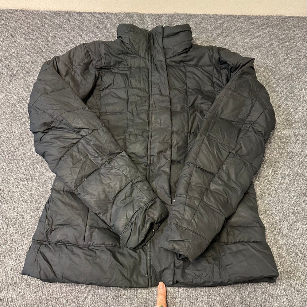 Columbia Jacket Womens Size M Black Omni-Shield Quilted Puffer Full Zip Outdoor